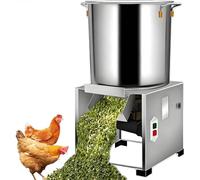 Mixtric Petit Transformateur D'Aliments Volailles Domestiques, Hachoir à LéGumes éLectrique Professionnel 1800 W, Robot Culinaire Professionnel Acier Inoxydable pour Fermes, éLevages, PâTurages,1800W