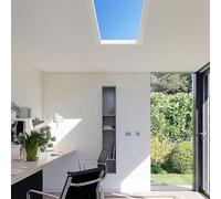 Mixtric Plafonnier Intelligent Blue Sky Light, LumièRe Naturelle, Cuisine, Chambre, Salon, DéGagement, Salle De Bain, sous-Sol, Garage, Bureau, Appartement HôTelier, éClairage LED Simple,60 * 60cm