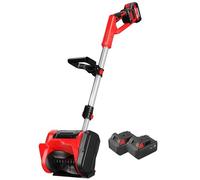 Mixtric Souffleuse Neige sans Fil 30 Cm, Pelle Neige éLectrique avec PortéE Maximale 8 M, PoignéE RéGlable et Interrupteur SéCurité, Souffleuse Neige pour AlléE, Terrasse, Patio et Escaliers