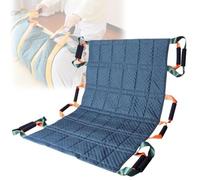 Mixtric Tapis Transfert et Positionnement, Drap Transfert Lavable pour Patient, Facilitant Retournement, avec 12 PoignéEs, pour Souhaitant Retourner, Lever, Bouger, Sortir Lit et Lever Jambes,Vert