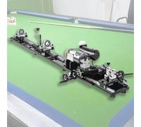 Mixtric Tour à Queues Billard Professionnel avec Mandrin Simple et Rail, Kit RéParation ProcéDé Queue Billard, Redresseur Tambour en Bronze pour Remplacement TêTe en Cuir Queue Billard/Club,A