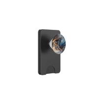 Mixture of Colors Dark Blue, Gray and Gold PopSockets PopWallet pour MagSafe