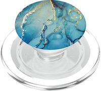Mixture of Colors Deep Blue and Gold PopSockets PopGrip pour MagSafe