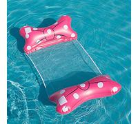 MiXXAR Multi d'eau Gonflable Usage Flottantes Hamac, Flotteur Gonflable Piscine inclinable Flotteur Hamac Hamac d'eau Multi-Usage Pliable Flottantes Hamac Portable Flotteur Ultraléger (Jaune)