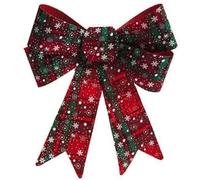 Miya Lot de 5 nœuds de Noël avec motif tartan