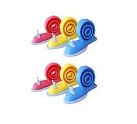 Miya® Lot de 9 butoirs de porte en forme d'esc - Protection des doigts des enfants pour portes et fenêtres