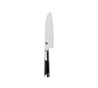 MIYABI Couteau Santoku, Longueur de Lame : 18 cm, Grande Lame, Acier Inoxydable Spécial/Manche Micarta, 7000 D