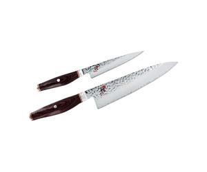 Miyabi Lot de couteaux Miyabi Artisan 6000MCT 2 Pièces Bois