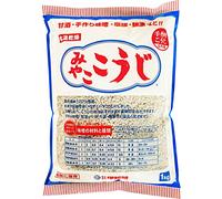Miyako Koji, Koji séché japonais Riz malté, pour faire du shio koji, miso, saké sucré, cornichons Tsukemono, boeuf vieilli à sec (paquet de 1kg) Fabriqué au Japon