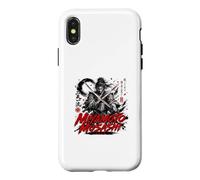 Miyamoto Musashi Guerrier samouraï Deux épées Coque pour iPhone X/XS
