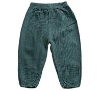 Miyanuby Pantalons Bébé Garçon, Enfants Bébé Fille Garçon Coton Culotte Bouffante Bloomers Ample Jogging Sport Décontracté de Pantalons 1-5 Ans