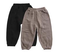 Miyanuby Pantalons Bébé Garçon, Enfants Bébé Fille Garçon Coton Culotte Bouffante Bloomers Ample Jogging Sport Décontracté de Pantalons 1-5 Ans