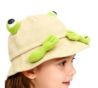 Miyanvuo Chapeau Grenouille | Accessoires Vestimentaires Mignons Drôles Et Chauds,Chapeau De Pêcheur À Large Bord | pour Pique Niques Randonnees Hiver Automne Quotidien Interieur Exterieur