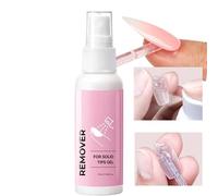 Miyanvuo Dissolvant de Colle pour Faux Ongles | Solution de Décapage de Gel Solide,55ml Spray Décapant à Pression pour Embout pour Débutants Manucure Stamping Spa et Voyage