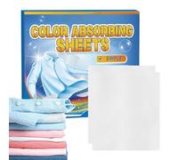 Miyanvuo Feuilles de Couleur pour Linge | Capteur de Teinture Anti-Décoloration des Vêtements,100 Pièces Pastilles Fixatrices de Couleur pour Pull Manteau Jean