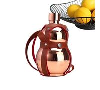 Miyanvuo Gourde D'Eau - 1000 Millilitres Acier Inoxydable Gourde Portable - Bouteille d'Eau en Forme de | Pour Extérieur Plage Golf Stade Cour Jardin Parc Camping Pique-Nique Marche Bureaux