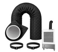 Miyanvuo Housse de Protection pour Tuyau de Climatisation - Housse de Protection 150 cm pour Tuyau de Climatisation Mobile - Pièces en Tissu Oxford pour Enveloppe pour Camping-Car, Maison, Combles,