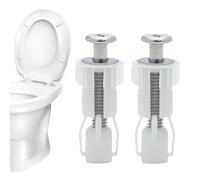 Miyanvuo Kit de Remplacement de Vis de Siège de Toilettes - Ensemble Écrous Et Boulons De | 2 Vis De Fixation Pour Siège WC Pour Réparation Et Entretien De Montage Au Sol De Salle De Bain