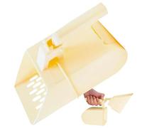 Miyanvuo Pelle pour Litière,Raclette De Nettoyage,Ramasse-Crottes pour Animaux Domestiques | pour L'Entretien Et L'Hygiène du Bac À Litière pour Chats Chatons Chiens De Compagnie Races Petites