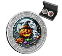 Miyanvuo Pièce Rare pour Collectionneurs,Pièce Horreur Halloween - Cadeau Souvenir Collectionneur pour Adulte Enfant
