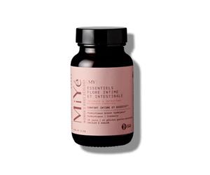 MiYé | Probiotique flore intestinale & intime Breveté | 4 souches prébiotiques & probiotiques | 60 gélules gastro-résistantes | 1 mois