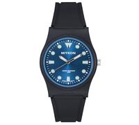 Miykon Montre étanche pour homme | Montre analogique décontractée noire facile à lire | Résine légère et résistante aux chocs, aiguilles et trotteuse lumineuses, quartz japonais avec autonomie de 4