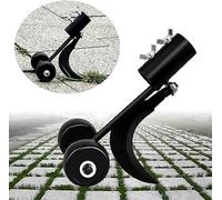 Miyobing Outils de désherbage de Fissures avec Roues, Désherbeurs manuels, Outils de désherbage Debout pour Le Jardin, Le Patio, la pelouse, Les trottoirs, Les allées, Les Mauvaises Herbes