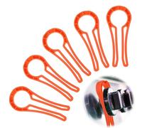 miyonsin 5 Pièce Serrures de Bouton de Cuisinière, Barrières de Protection pour Cuisinière Sécurité Enfant, Sécurité enfant Couvercle de bouton pour Empêcher les Enfants et les Animaux (Orange)