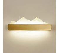 MIYORA Moderne Créatif LED Applique Murale Avec Des Sommets De Montagne Ombre Acrylique Applique Décor Intérieur Éclairage Montage Mural Applique Luminaire Lumière Chaude 3000k Pour Salon Chambre Coul