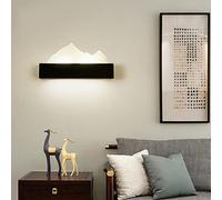 MIYORA Moderne Créatif LED Applique Murale Avec Des Sommets De Montagne Ombre Acrylique Applique Décor Intérieur Éclairage Montage Mural Applique Luminaire Lumière Chaude 3000k Pour Salon Chambre Coul