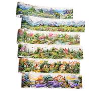 MiyouLuna Lot de 6 rouleaux de ruban adhésif en PET pour décoration de journal intime et travaux manuels