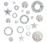 MIYUANGKJ Fenetre Arc-en-Ciel, 39 Pcs Suncatcher Sticker Anti Collision Window Stickers for Bird Rainbow Prism Autocollant en Verre Non adhésifs pour Fenêtres Verre