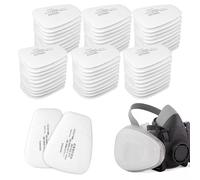 MIYUANGKJ Partikel 5N11CN Lot de 60 filtres à particules en coton pour 7501, 6200, 7502, 6800 3M