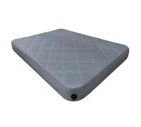 MIYUEXIN Matelas gonflable portable de luxe de 20,3 cm de haut avec pompe, matelas gonflable brossé confortable avec housse blanche pouvant supporter jusqu'à 181,4 kg pour la maison, les invités et