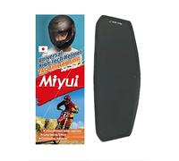 Miyui Japan Film Anti-buée Universel pour Casque de Moto, UV400 polarisé Couleur Grise Insert de lentille de visière résistant à la buée 9,7 cm x 25,5 cm