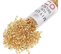 Perles graines Miyuki Delica 11/0 plaqué or 22k Db031