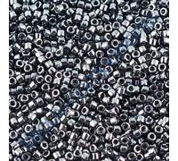Miyuki Delica Glass Seed Beads, Color DB0001, Japan (15/0)