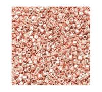 Miyuki Delica Lot de 5 g de perles de rocaille Duracoat galvanisé, cuivre clair, 11/0 (1,6 mm) (Miyuki Delica Rocailles Seed Beads Duracoat Galvanized Bright Copper)