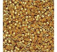 Miyuki Perles Duracoat galvanisées or