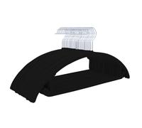 MIZGI Lot de 60 cintres en Velours de qualité supérieure, Robustes, antidérapants et sans Chocs sur Les épaules, Crochets chromés, cintres arrondis pour Manteaux, Pulls, Vestes, Pantalons