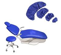 MIZHENG 4 Pièces/Ensemble Housse Siège Chaise Dentaire, Housse Siège Fauteuil Dentaire Appui-Tête Protecteur De Dossier Équipement Dentiste, Lavable, Housse Protection Complète, Équipement Dentiste