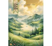 MiZiGe Chinese Vertical Writing Practice Notebook: Half Inch Square Box for Each Alphabet