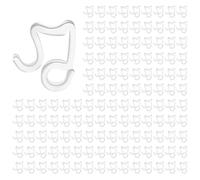 mizikuu 120 Pièces Clip de Lumière de Noël,Accroche Guirlande en Plastique Pour Fixer les Guirlandes Lumineuses,Gutter Hooks Pour LED Lumières,Mini Lumières,Lumineuses Décoratives