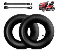 mizikuu 16x6.50-8 Chambre à air, 2x Pneu Brouette Tubes Intérieurs de Remplacement pour ATV Quad 4 roues chariot de Golf tracteur tondeuse à gazon motoculteurs rampes brouette remorque utilitaire