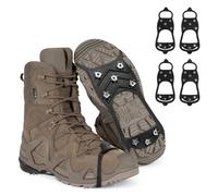 mizikuu 2 Paires Crampons Pointes Antidérapent, Crampons pour Chaussures de Randonnée Poids Léger Clous Neige Grips Griffes à Crampons Protection Antiglisse pour Hiver Randonnée Pêche Marche Alpinisme