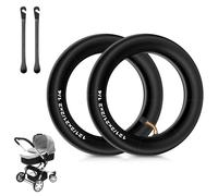 mizikuu 2PCS Chambres à air 12 Pouces, 12 1/2 "x 2 1/4" Chambres à air pour Scooter avec Tige de Valve coudée Valve 90°pour poussettes, Scooters, vélos
