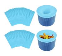 mizikuu 30 Pièce Chaussette Skimmer Piscine, Pool Skimmer Sock Reutilisable Nylon Élastiqu Filtre Skimmer Piscine Maille Ultra Fine Pool Skimmer Socks Protégez La Piscine Propre, Feuilles, Écume