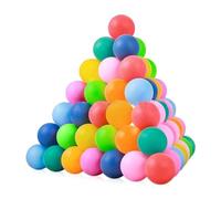 mizikuu 30 Pièces Balles de Ping Pong, 40 mm Colorées Balles de Tennis de Table Taille Standard Ping Pong pour l'entraînement DIY Decoration de la Fête, Machine à Tirage au Sort