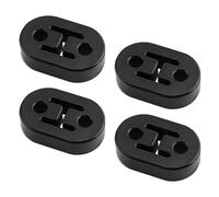 mizikuu 4 Pièces Cintre d'échappement, 12mm Silent Bloc Echappement Universel Support d'échappement pot support de silencieux d'isolation en caoutchouc de voiture pour Tuyau d'échappement