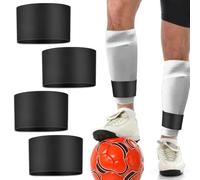 mizikuu 4 Pièces Porte-Tibias en Silicone, Porte-Chaussettes Antidérapants Supports pour Protège Super résistant pour Prot ge Tibia Foot pour Enfant et Adulte